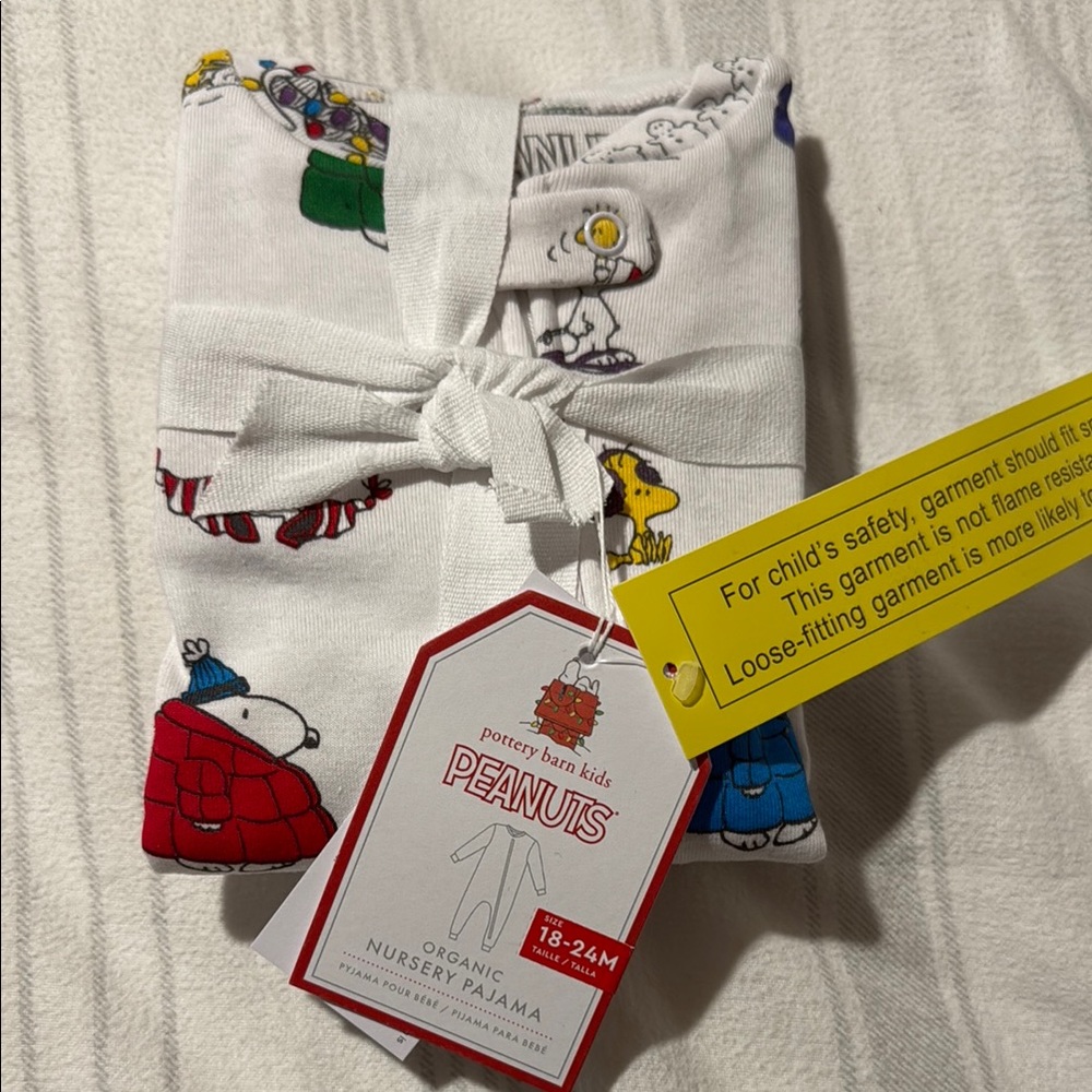 Peanuts Organic Nursery Pajama